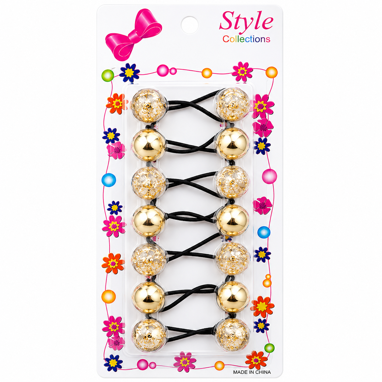 Hair Bobbles with Beads