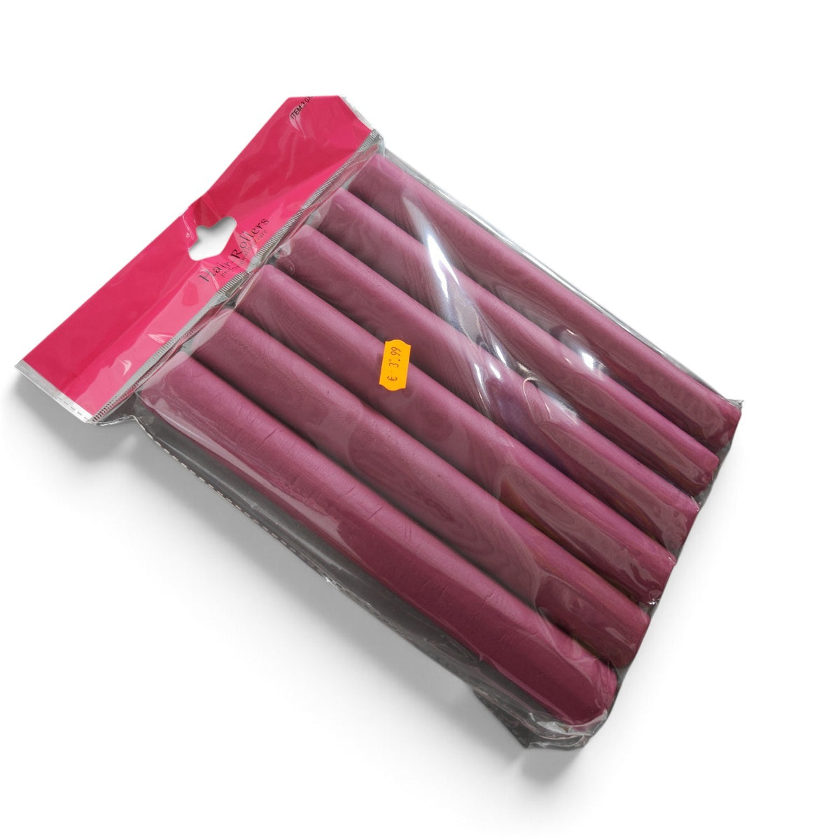 Flexible Foam Hair Rollers 6pcs (3.0 x 24cm)
