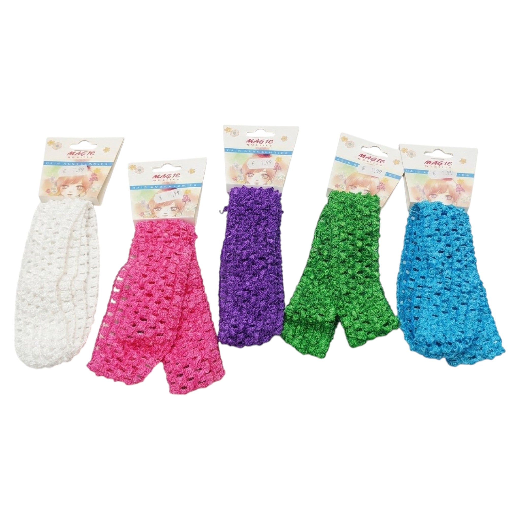 Crochet Tube Headband Assorted Colors