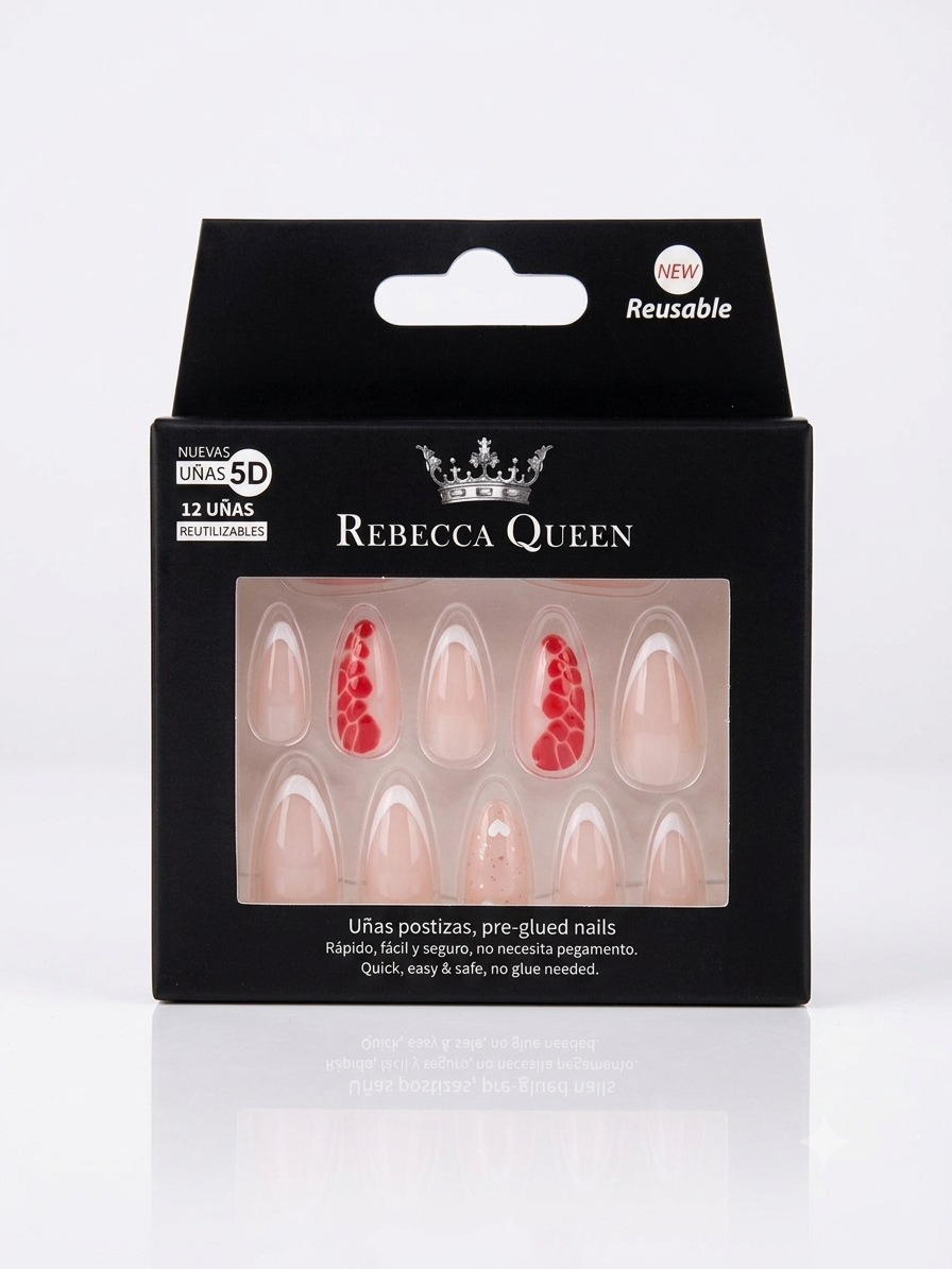 Rebecca Queen Pre-Glued False Nails