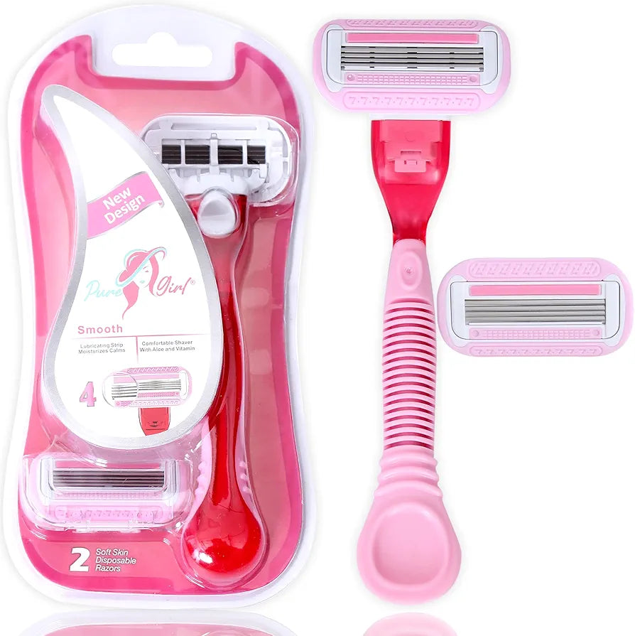 Pure Girl Women Disposable Razor