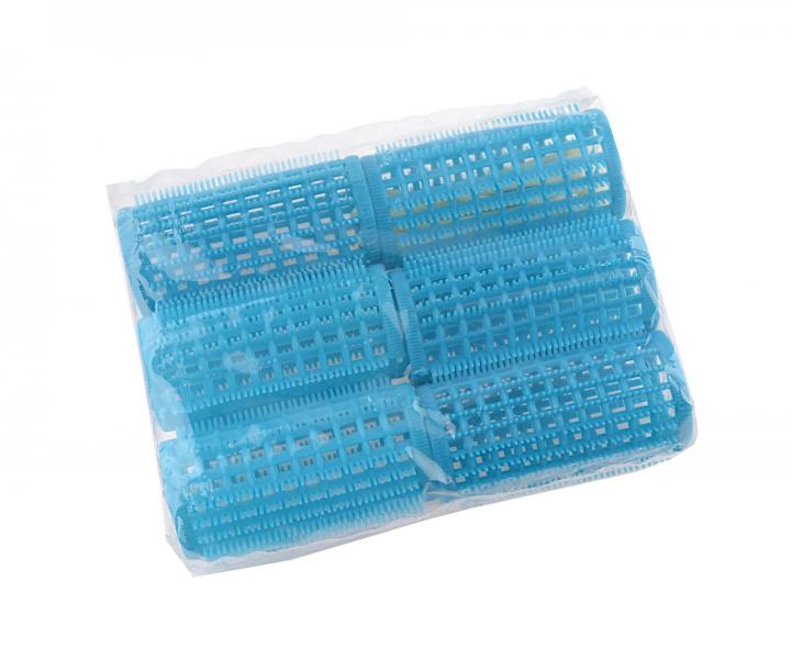 Plastic Hair Curlers 30mm 6pcs Blue