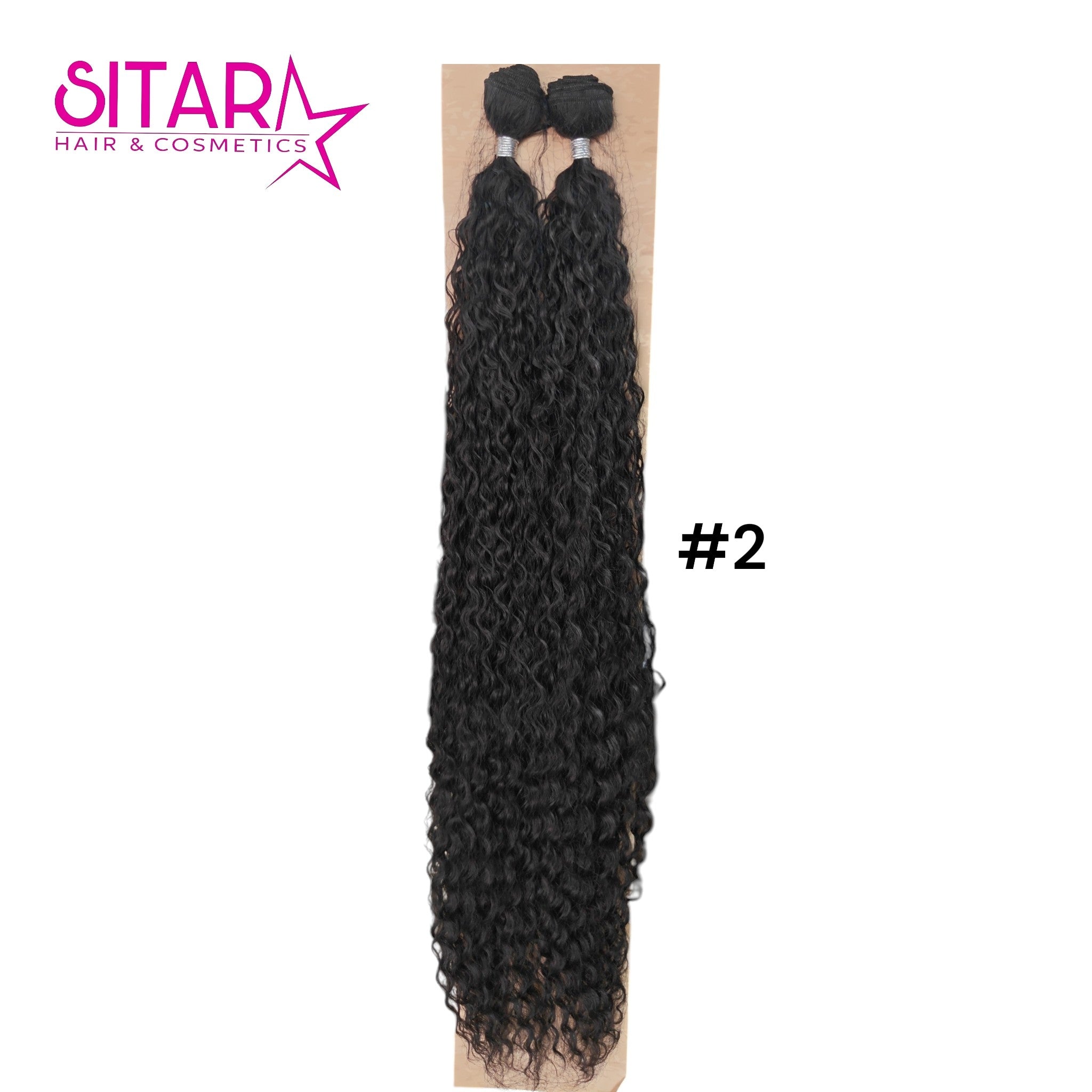 Fine Curly Semi Weave 2PCS 28"