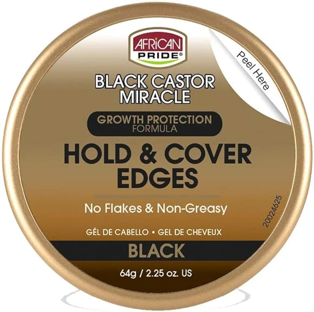 Black Castor Miracle Hold & Cover Edges – Black 64g