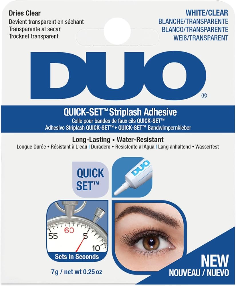 DUO Quick-Set Striplash Adhesive White/Clear – 7g