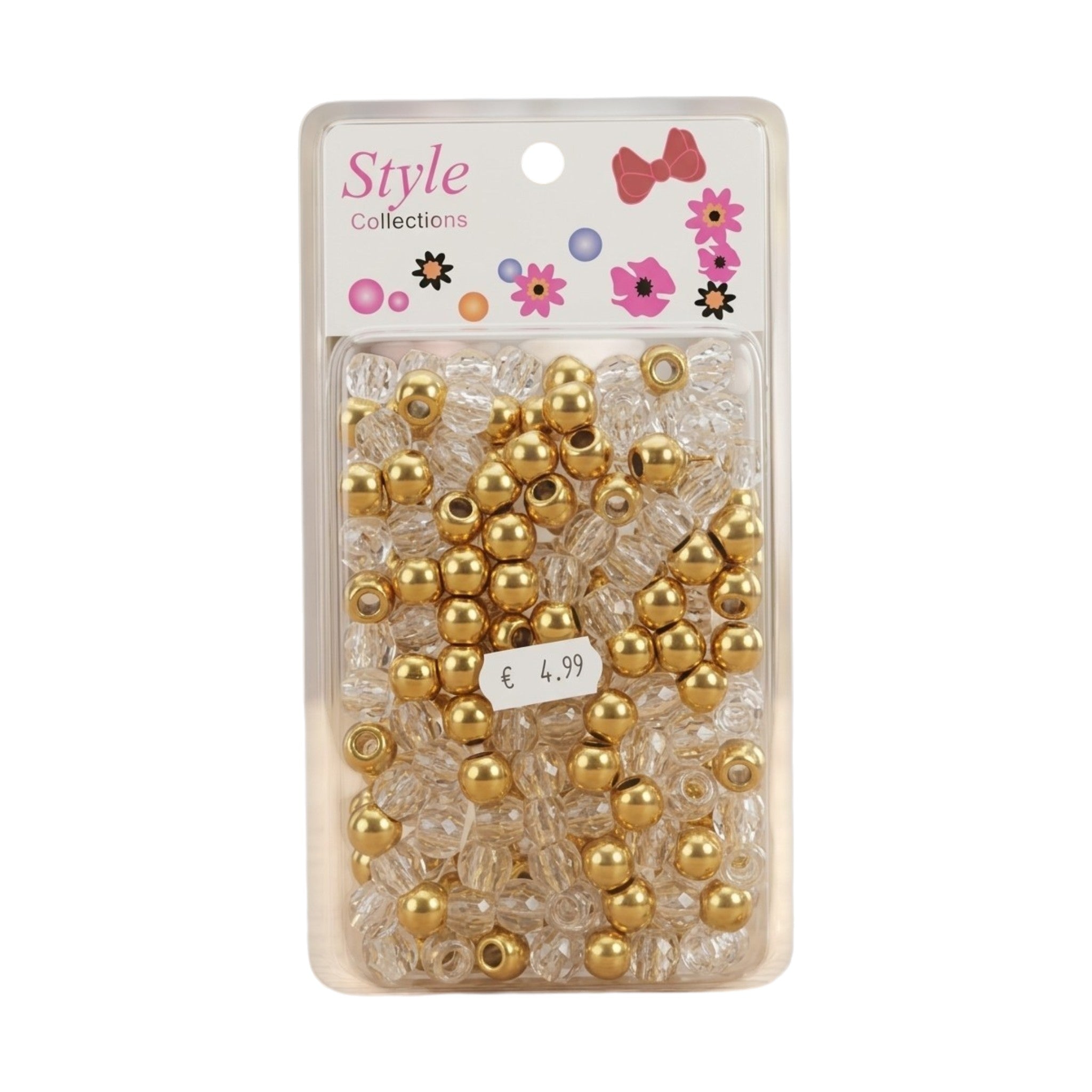 Hair Beads Assorted Colors - Large