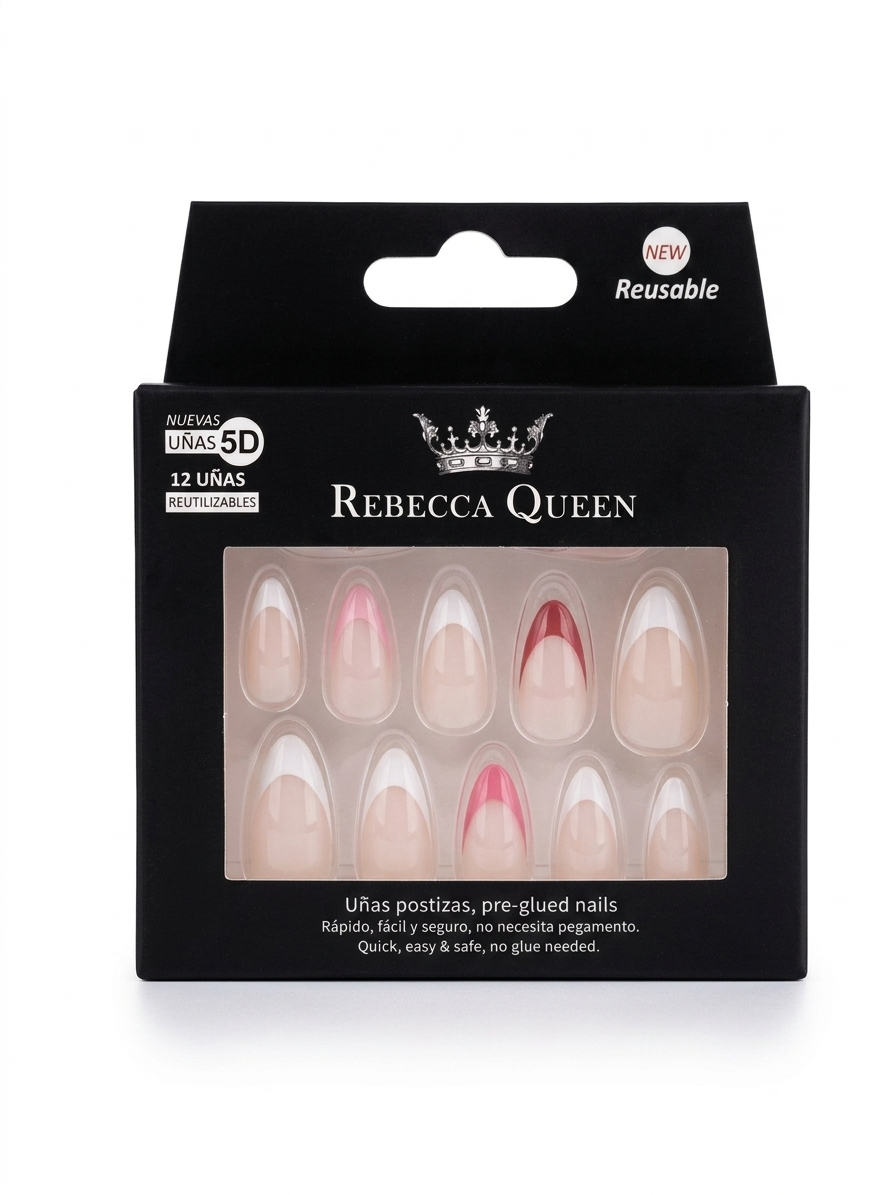 Rebecca Queen Pre-Glued False Nails