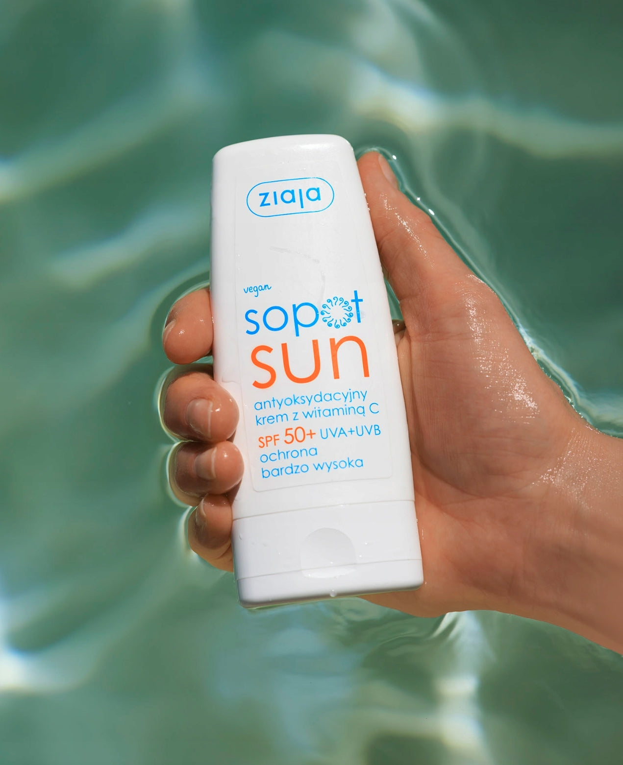 Ziaja Sun+ Antioxidant Face Cream SPF 50+ with Vitamin C – 50 ml