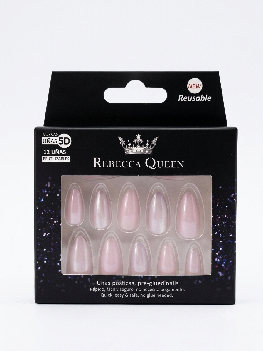 Rebecca Queen Pre-Glued False Nails