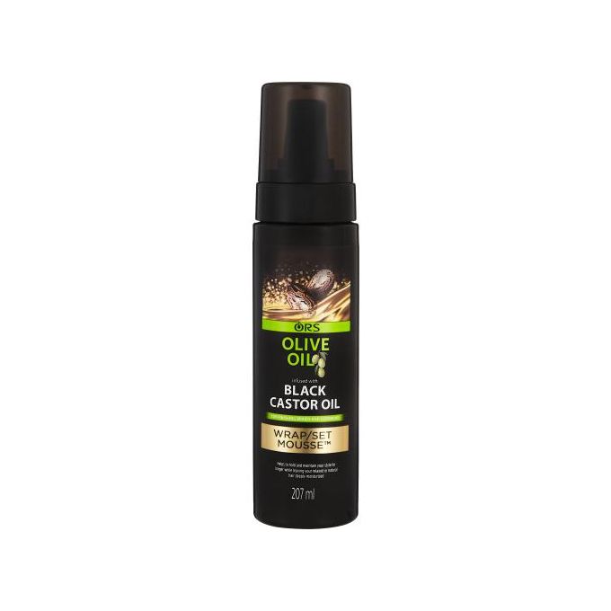 Ors Black Castor Oil Wrap Set Mousse 207ml