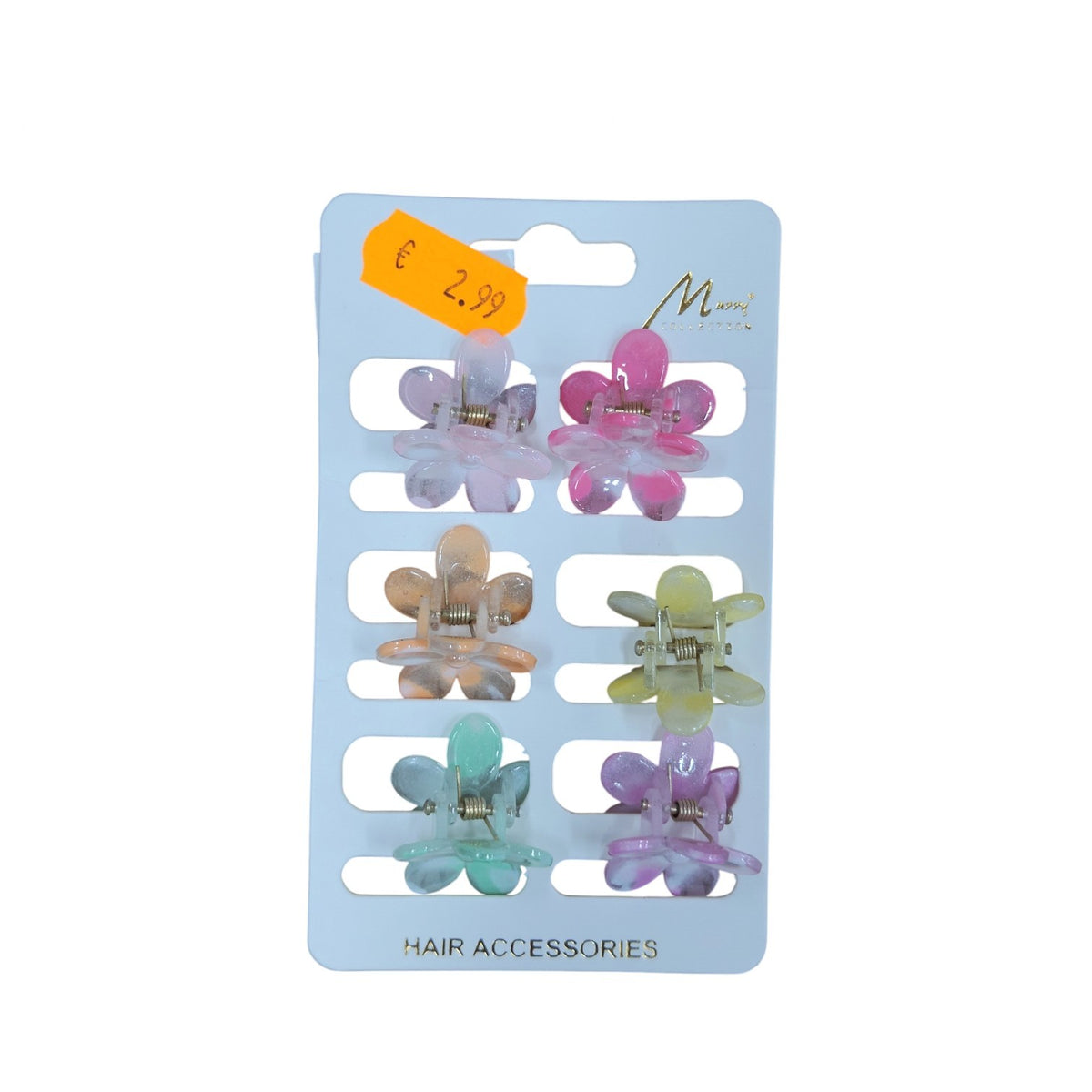6-Piece Mini Butterfly Hair Claw Clip Set