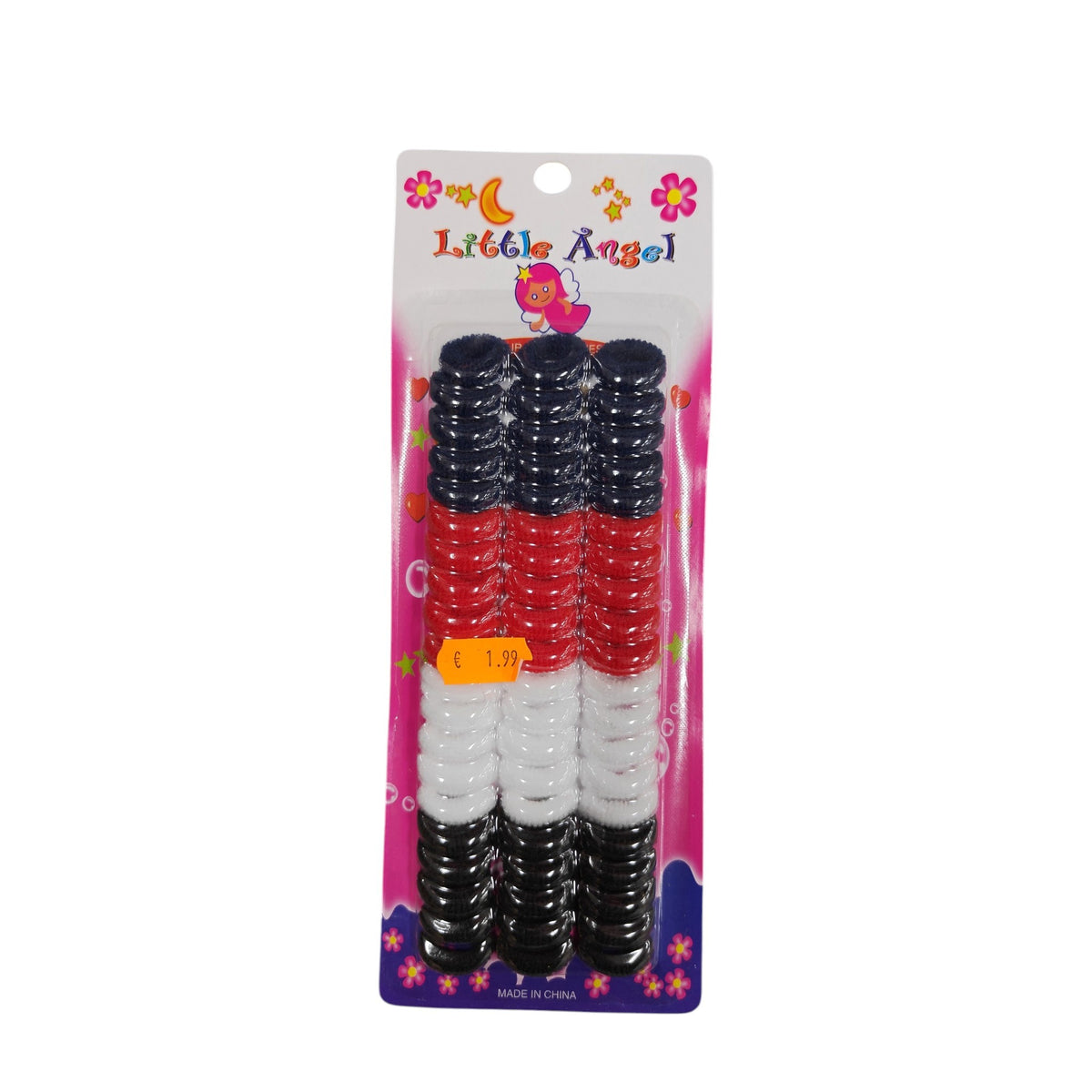 60 PCS Spiral Ponytail Hair Elastics – Colorful