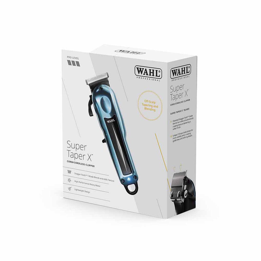 Super Taper X Cord/Cordless Hair Clipper – Blue