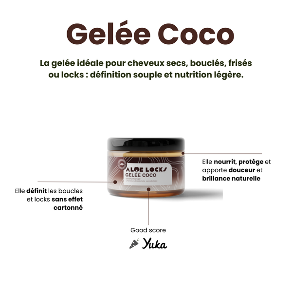 Aloe Locks Gelée Coco Coconut Hair Gel 300ml