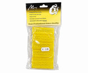 Plastic Hair Curlers 6pcs Yellow