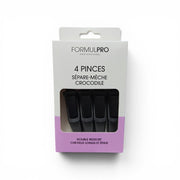 Sectioning Clips – 4 Pack Black Crocodile Hair Clips