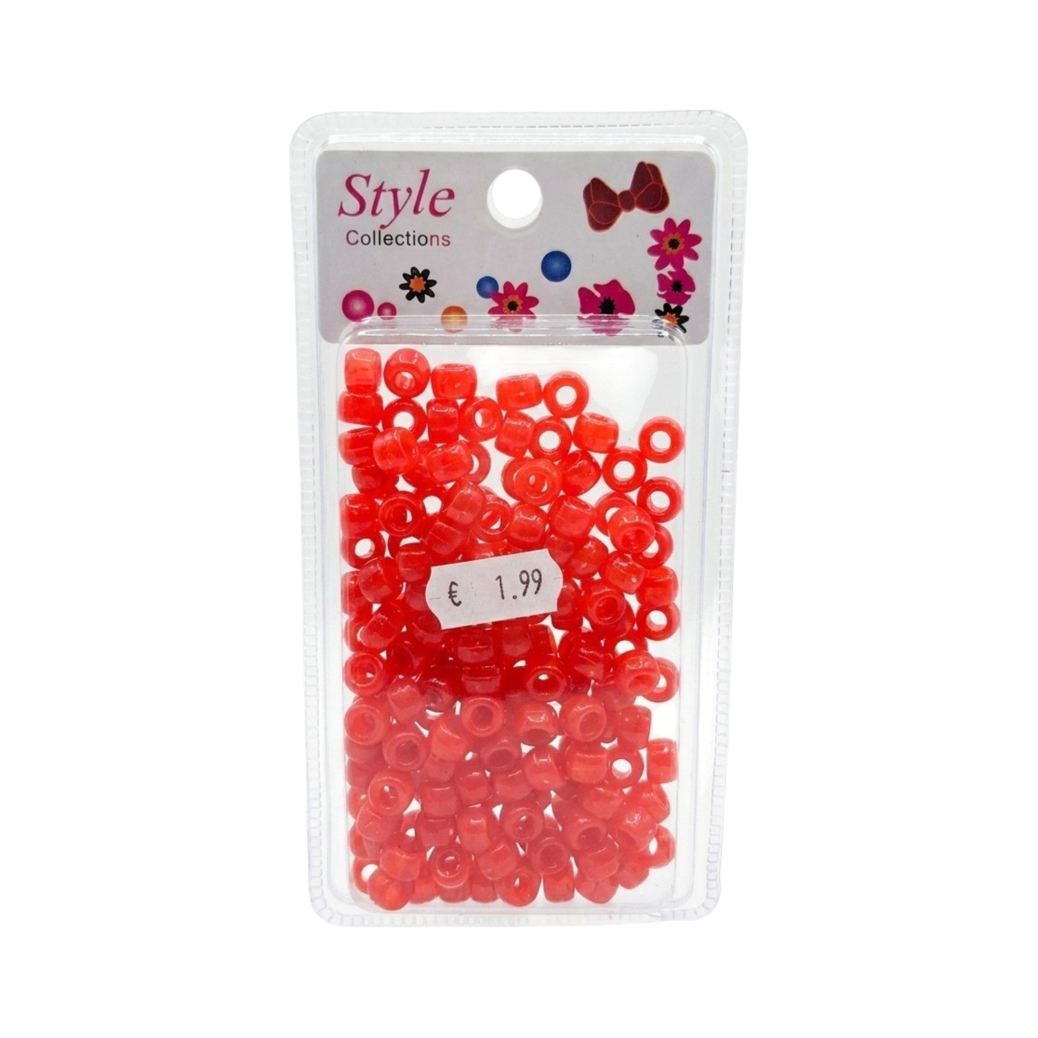 Hair Beads Assorted Colors - Small