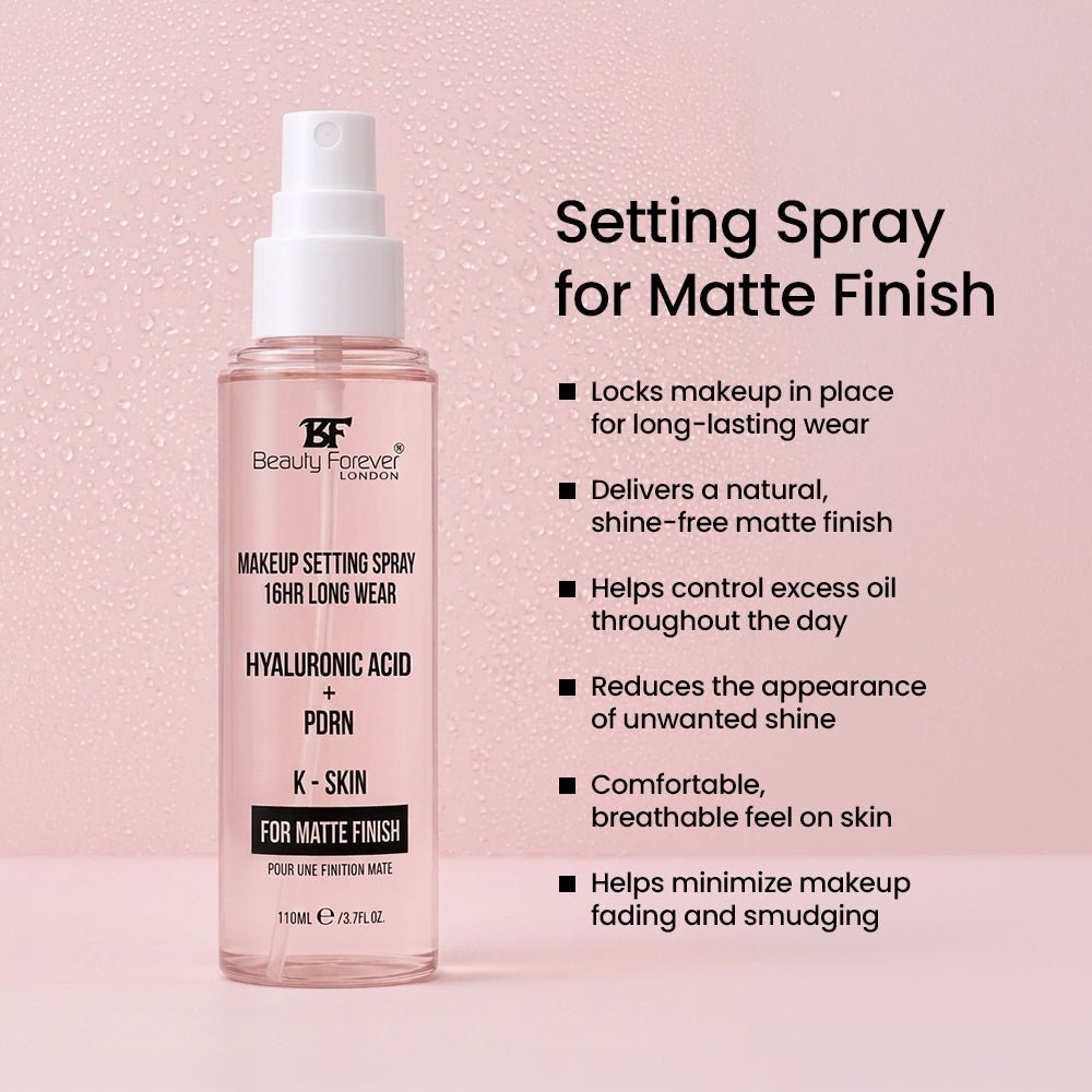 16Hr Makeup Setting Spray for Matte Finish - 110ml