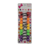 Colourful Beaded Hair Bobbles