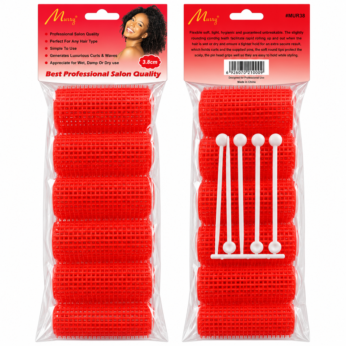 Professional Hair Rollers 3.8cm