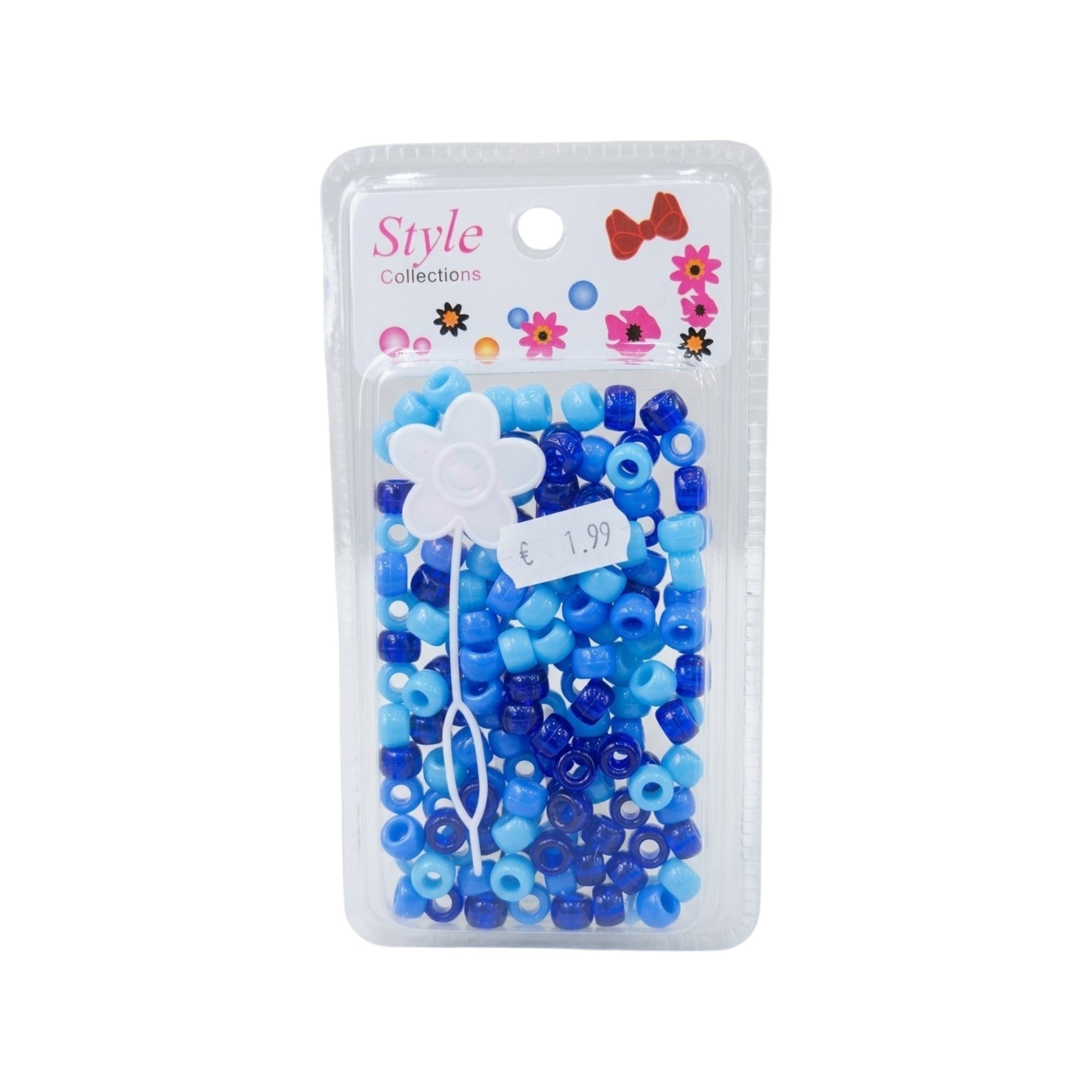 Hair Beads Assorted Colors - Small