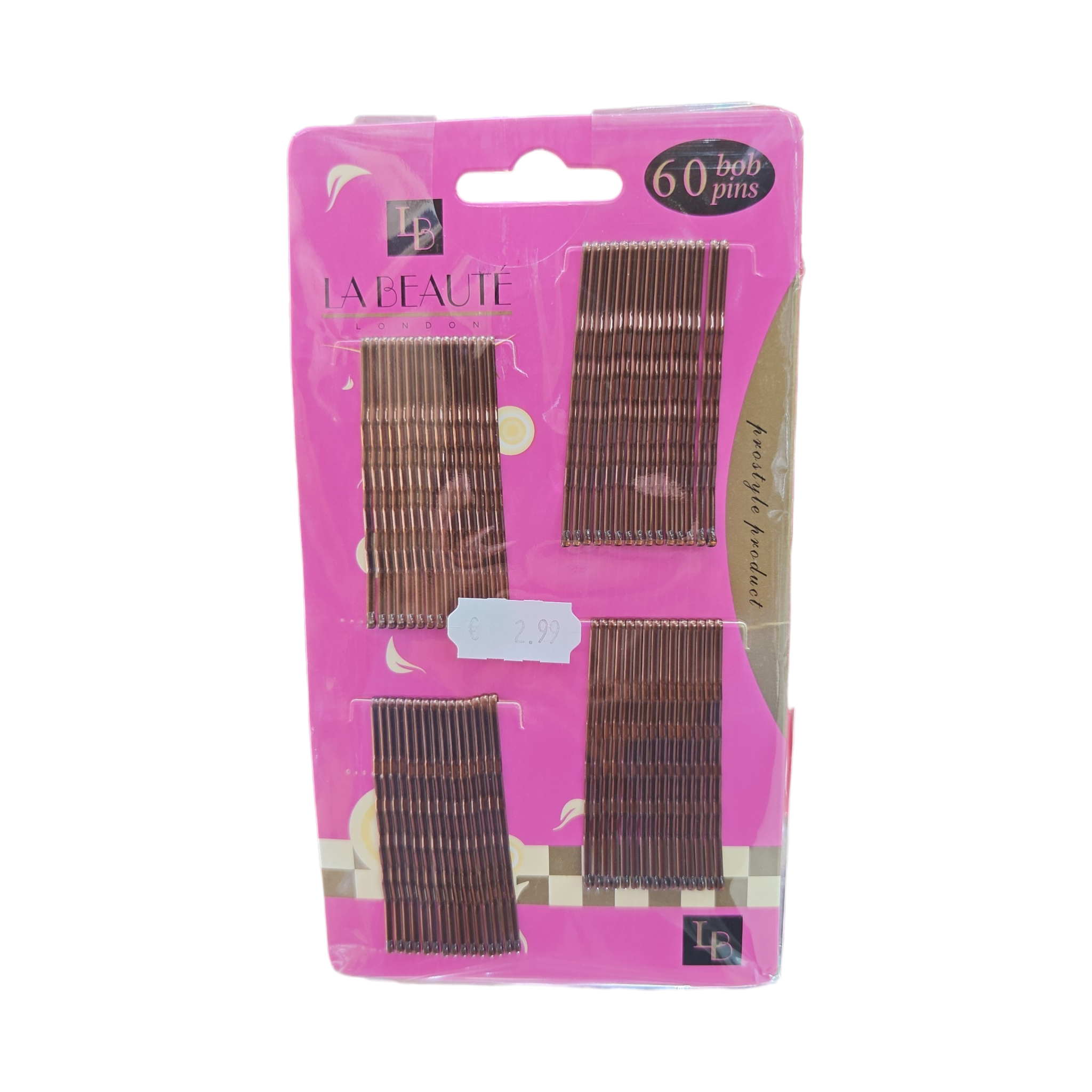 La Beaute Bob Pins - 60 Bob Pins
