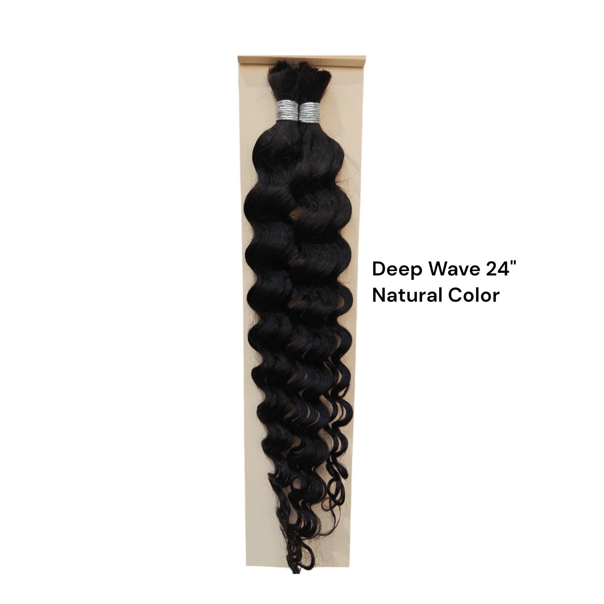 100% Unprocessed Virgin Brazilian Human Hair – Deep Wave Bulk 24"