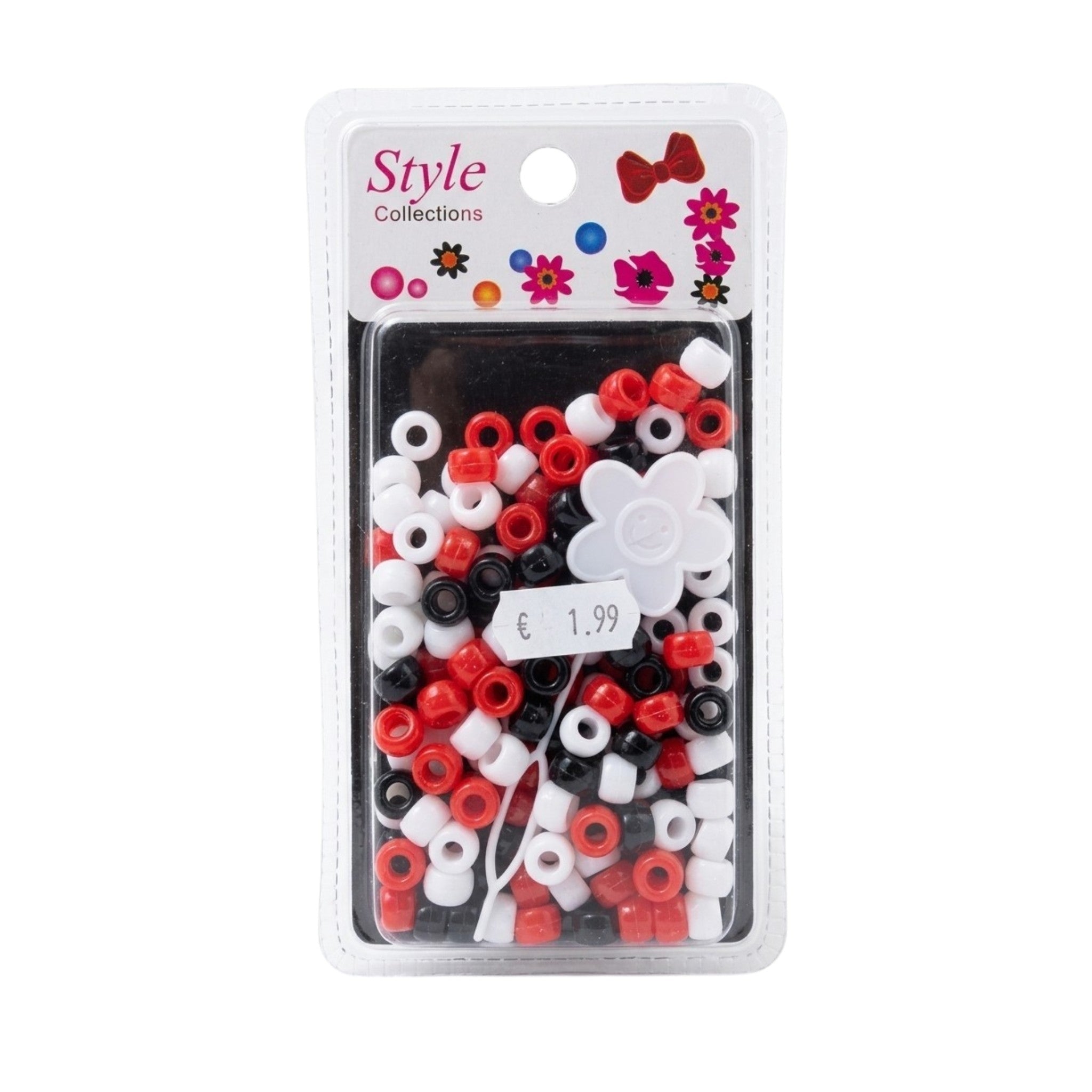 Hair Beads Assorted Colors - Small