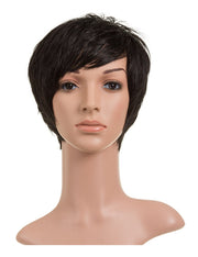 Anne - Short Pixie Cut Human Hair Wig