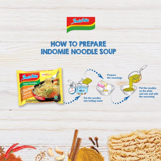 Instant Noodles Chicken Flavour Full Carton pack of 40