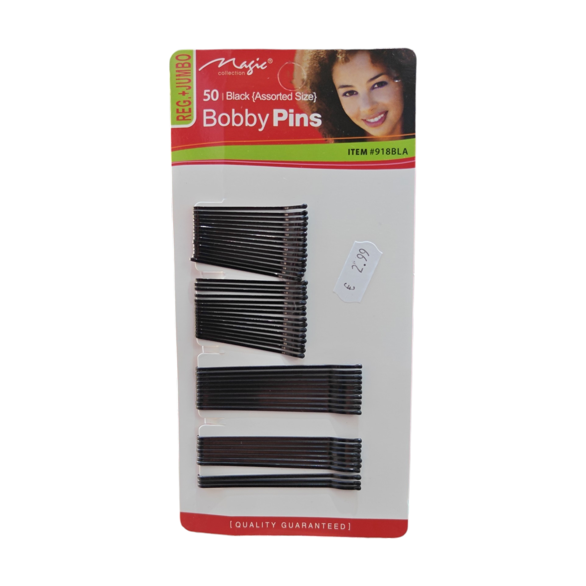 Bobby Pins Reg.+ Jumbo Size - 50pcs