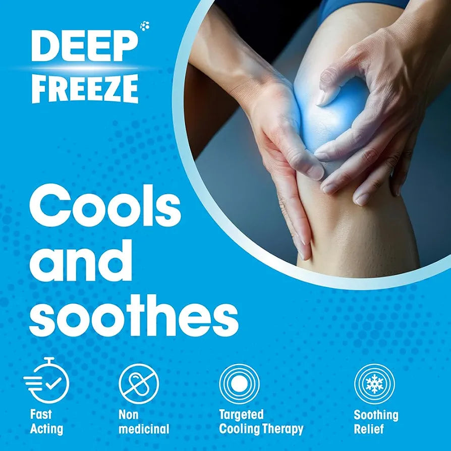 Deep Freeze Cold Gel – Fast Acting Cooling Therapy 100g