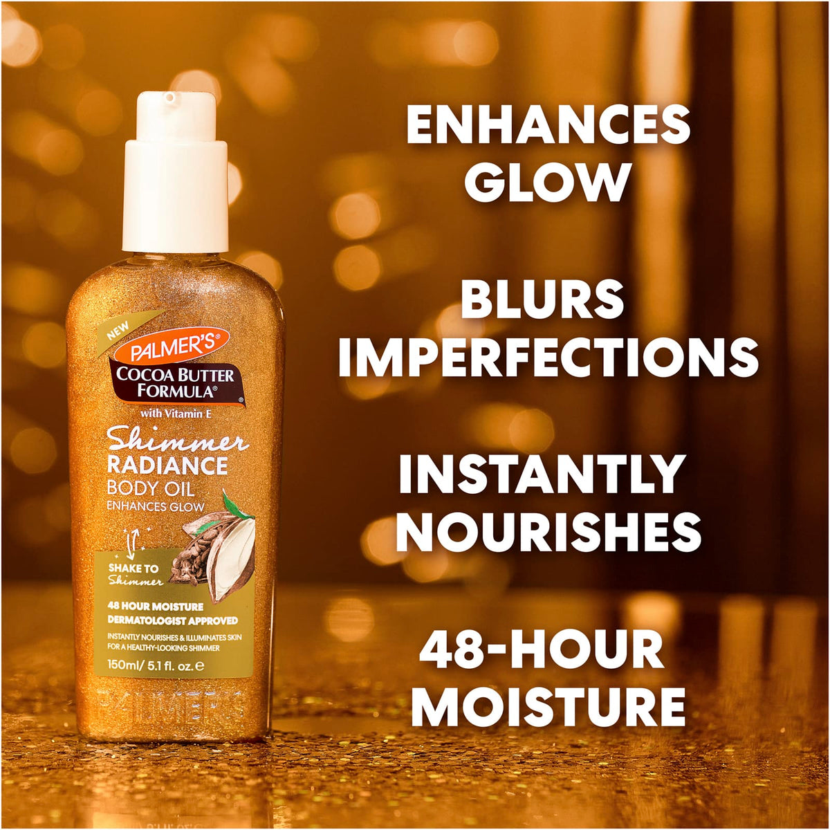Cocoa Butter Formula Shimmer Radiance Body Oil – 150ml