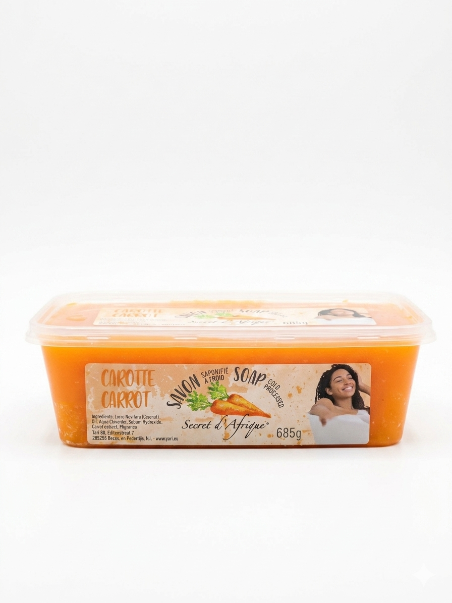 Secret d'Afrique Carrot Cold Process Soap 685g