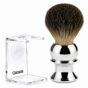 100% Pure Badger Shaving Brush with Stand