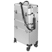 ALU 2-CAZ Silver 4-ROLLY Salon Suitcase 42 × 23 × 79 cm