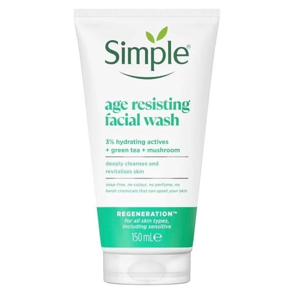 Simple Age Resisting Facial Wash – 150ml