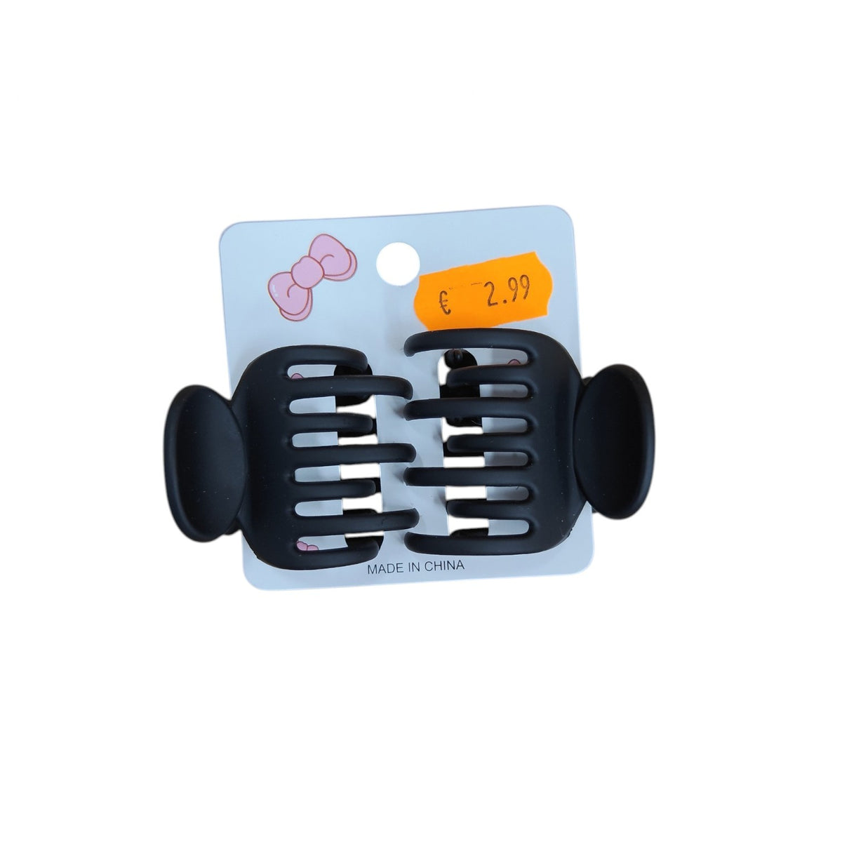 2-Piece Matte Double Hair Claw Clip Set