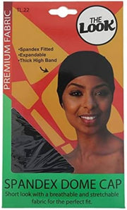 The Look Spandex Dome Cap – Premium Fabric