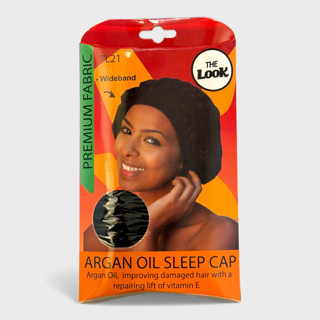 Argan Oil Sleep Cap black