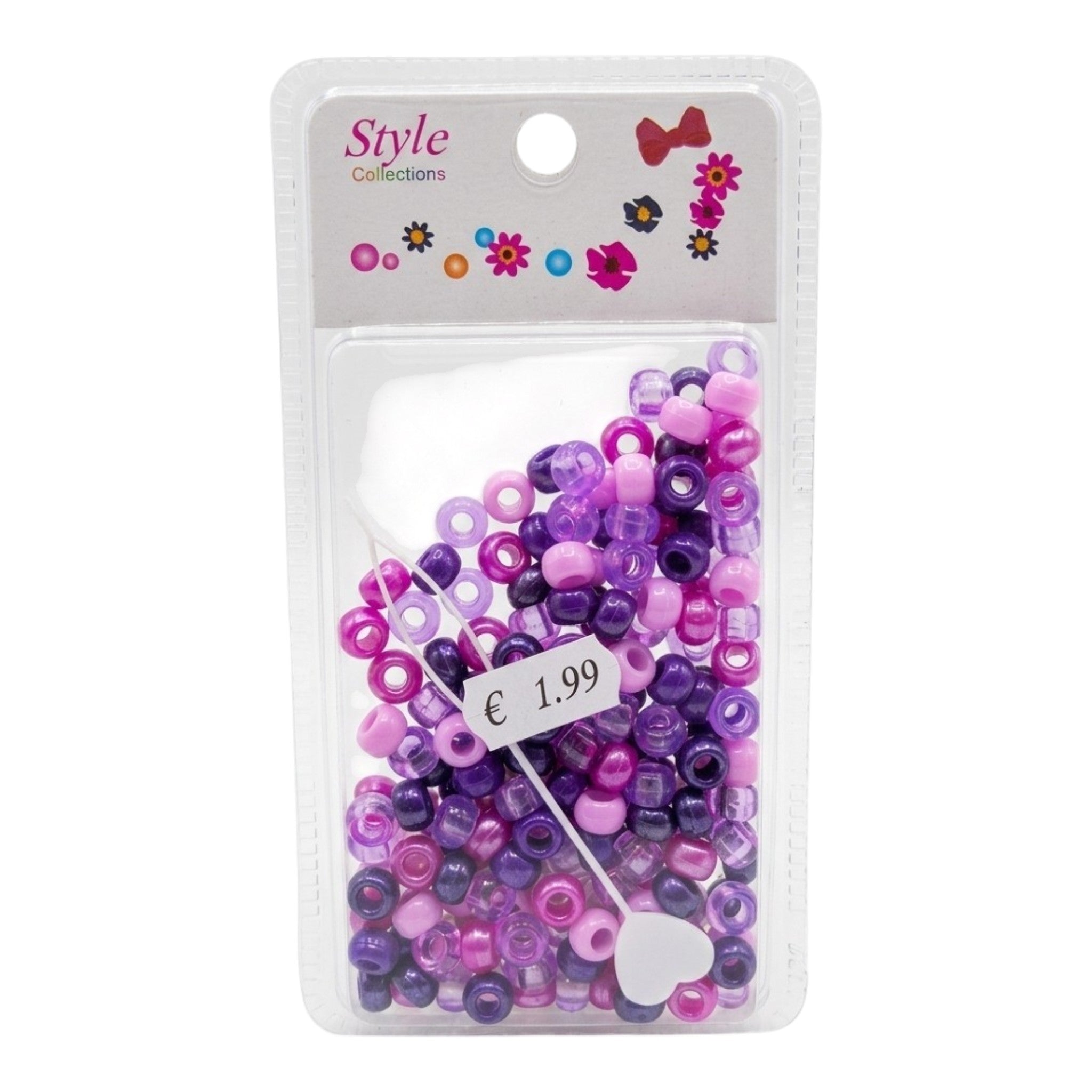 Hair Beads Assorted Colors - Small