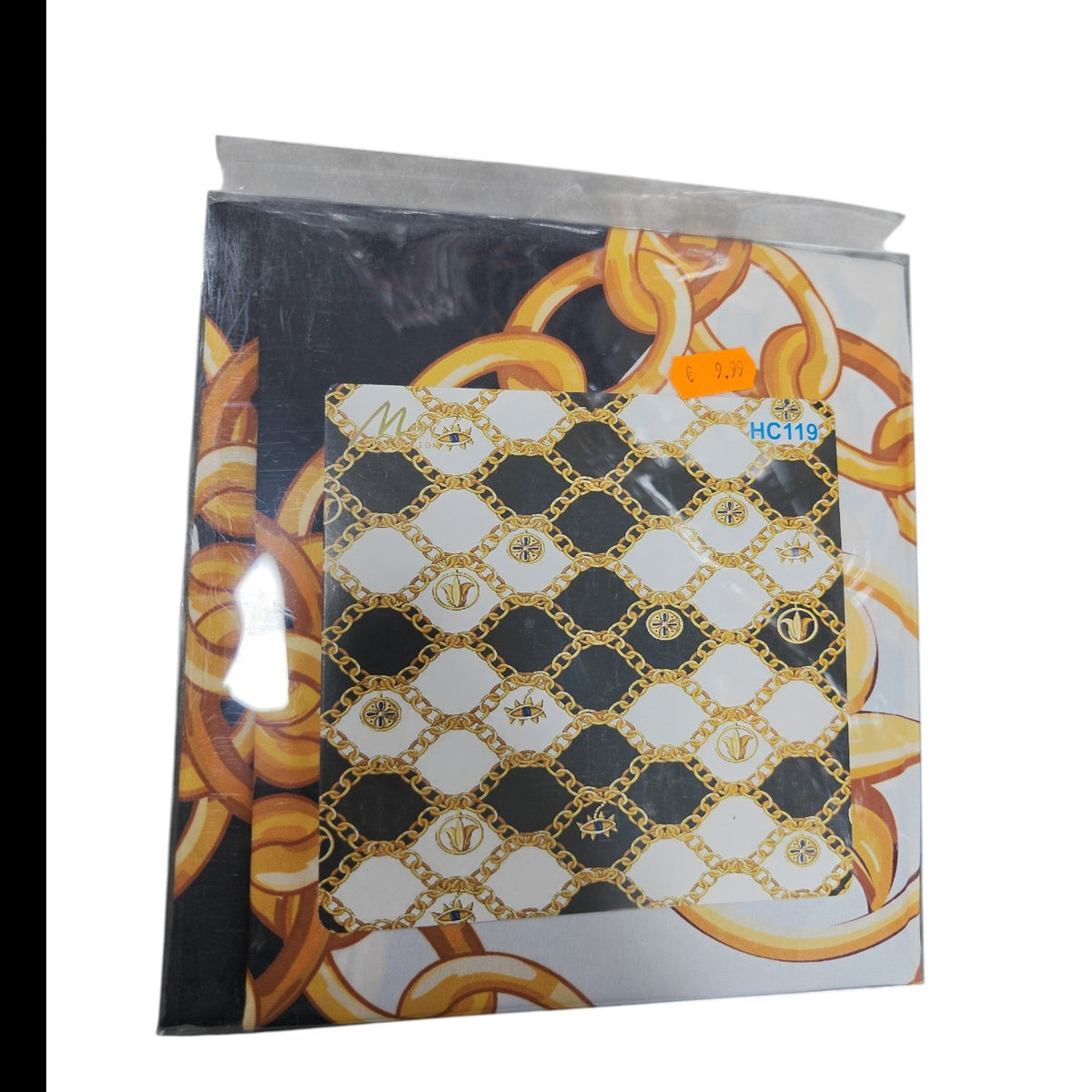 Professional Hair Cutting Cape – Gold Chain Design