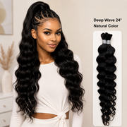 100% Unprocessed Virgin Brazilian Human Hair – Deep Wave Bulk 24"