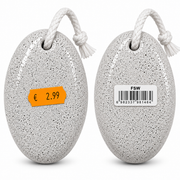 Oval Pumice Stone with Hanging Cord – Foot & Skin Care