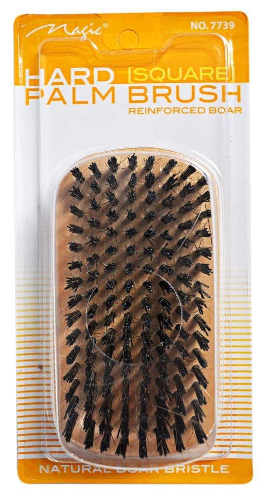 Hard square palm brush