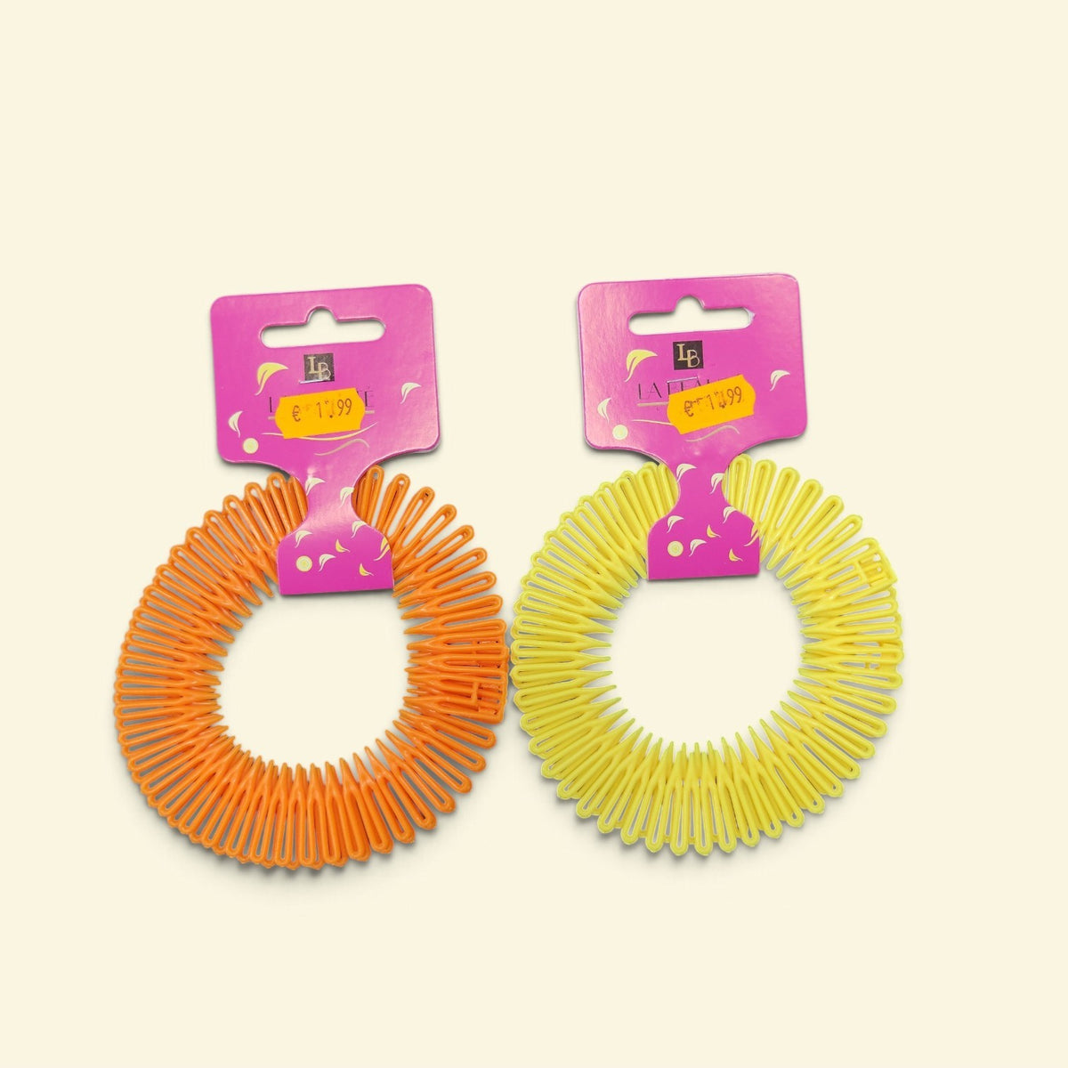 Round Comb Flexible Hairband 2pcs Assorted