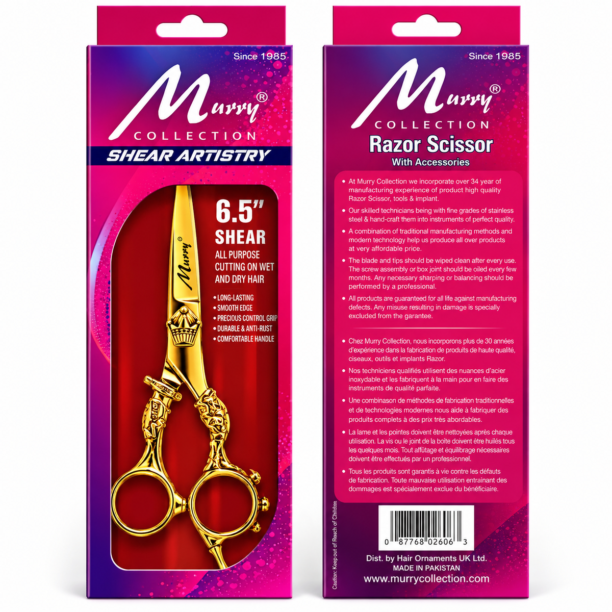 Shear Artistry 6.5" All-Purpose Hair Cutting Shears