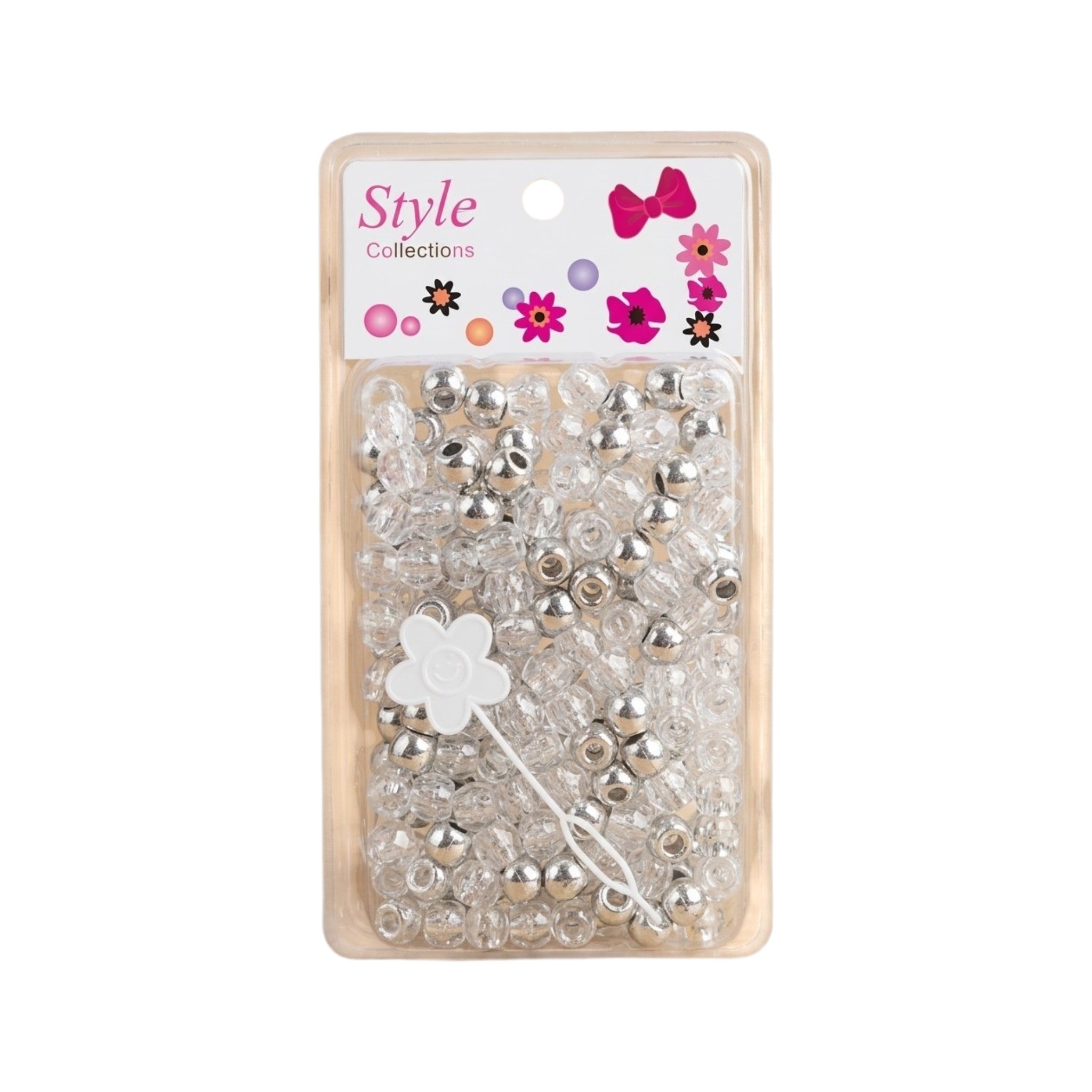 Hair Beads Assorted Colors - Large