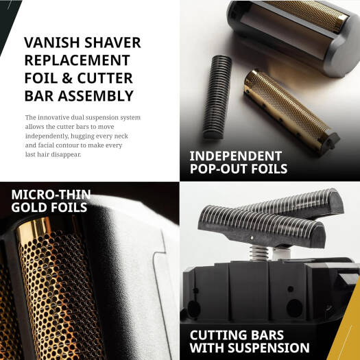 5-Star Vanish Replacement Foil & Cutter Bar System