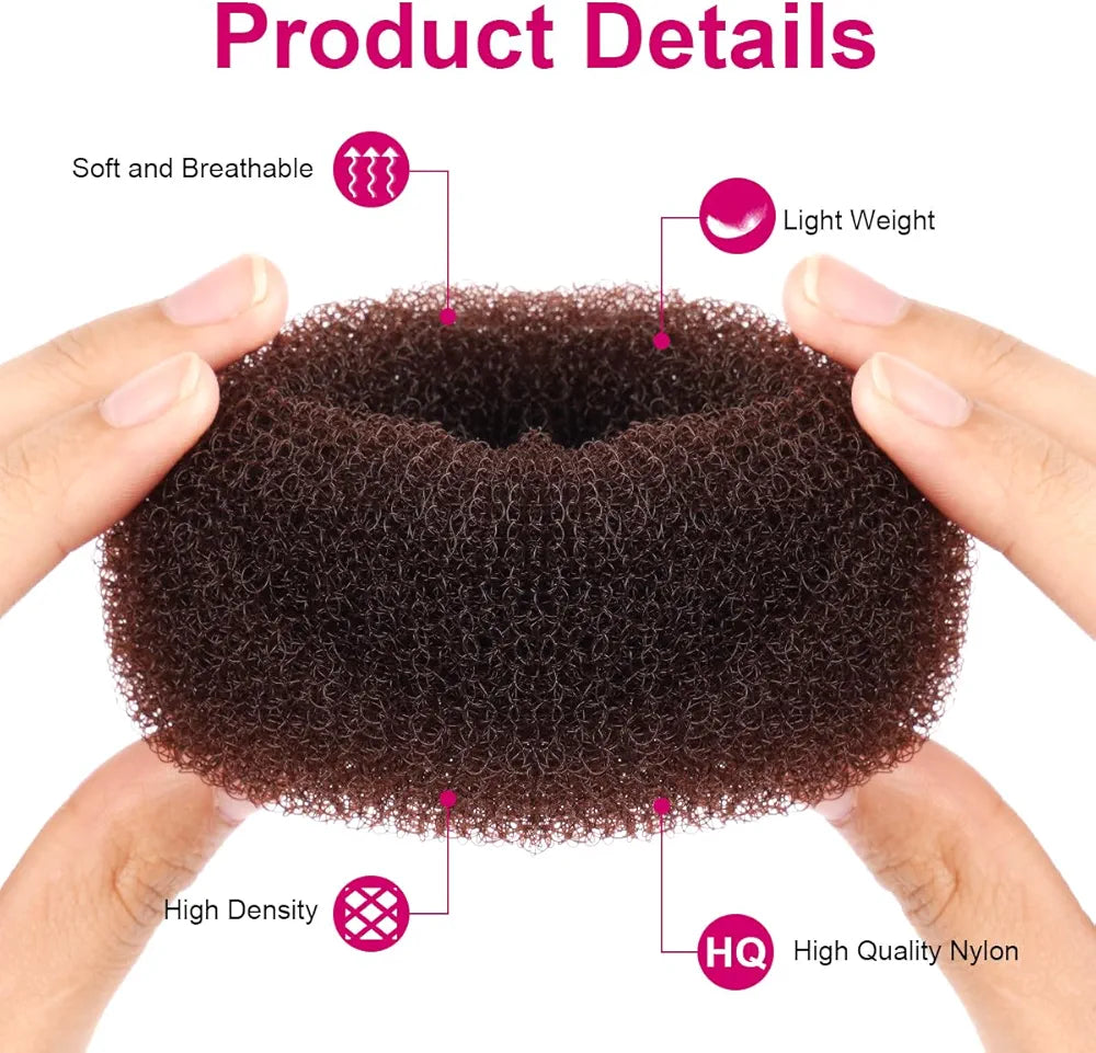Donut Hair Bun Sponge